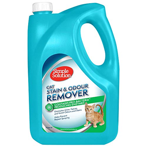 Simple Solution removedor de Manchas y olores de Gato, 4 L