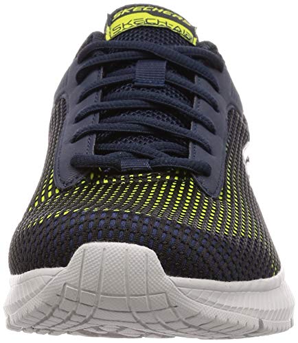 Skechers Men's DYNA-AIR - BLYCE Trainers, Blue (Navy Mesh/Pu/Charcoal Trim Nvlm), 6.5 (40 EU)