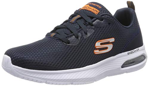 Skechers Men's DYNA-AIR Trainers, Blue (Navy Mesh/Trim NVY), 8 (42 EU)