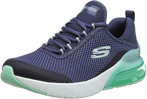 Skechers Women's SKECH-AIR STRATUS-SPARKLING W Trainers, Blue (Black Mesh/Hot Melt/Hot Pink Trim Nvtq), 7 (40 EU)