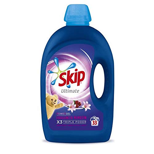 Skip - Ultimate Triple Poder Fragancia Mimosín - Detergente Líquido para Lavadora - 33 lavados