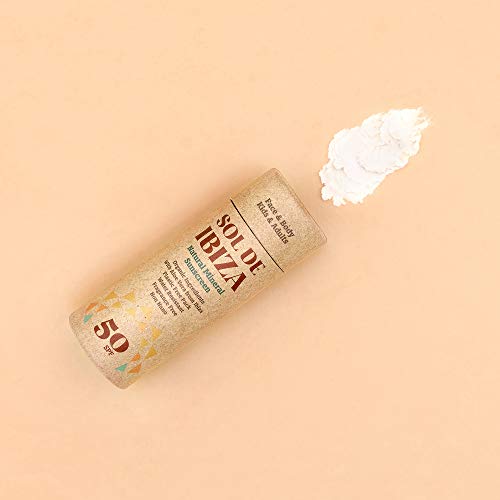 Sol De Ibiza Plastic Free Stick - Natural Mineral Sunscreen SPF50