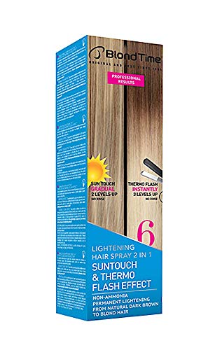 Spray aclarante para pelo 2 en 1 SUNTOUCH & THERMO FLASH EFFECT Para pelo natural marrón oscuro hasta rubio 200 ml