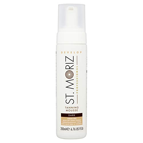 St Moriz 1388-50268 Autobronceador Mousse Tono Dark - 200 ml, Blanco