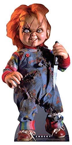 Star Cutouts SC1316 Juego de niños de Chucky Scarred, perfecto para Halloween, amigos y fans, multicolor