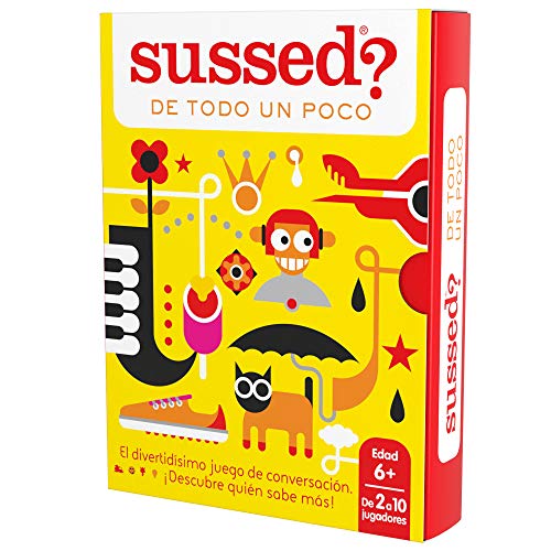 SUSSED DE TODO UN POCO (Divertidísimo y familiar juego de conversación de cartas) (Descubre quién conoce mejor a quién)