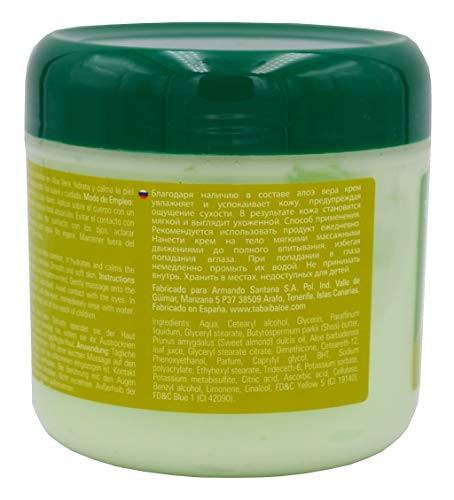 Tabaiba Crema Facial y Corporal Aloe Vera - 300 ml x 4 unidades