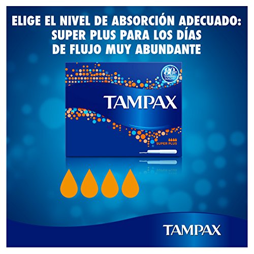 Tampax Super Plus Tampones con Aplicador - 30 Unidades