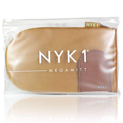 TanForce con MegaMitt de NYK1 - Mousse Autobronceador Invisible Inodoro PROFUNDO. Piel Dorada de Aspecto Bronceado Australiano en Solo Unas Horas. ¡El primer Bronceador Compatible con NOVIOS!