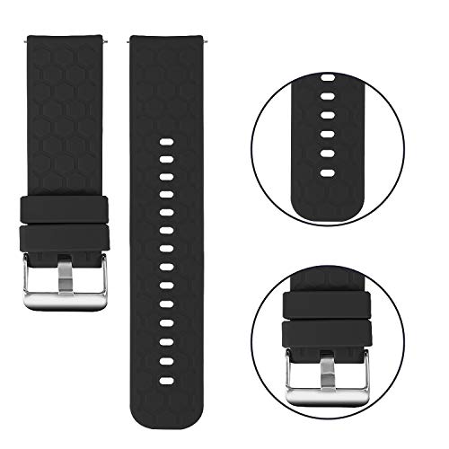 tencloud correas Compatible con Amazfit GTR 47mm Correas de Reloj, Suave Silicona Sport Pulseras Brazo Bandas Compatible con Amazfit GTR Smartwatch