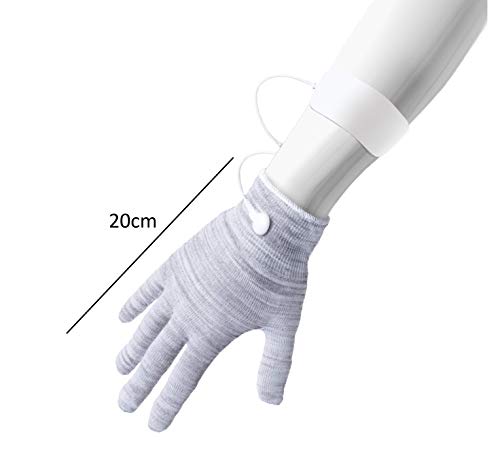 TensCare Perfect Tens+ Guantes Conductores- para el dolor de manos y la Artritis, Mejora el flujo Sanguíneo que Aumenta la Circulación