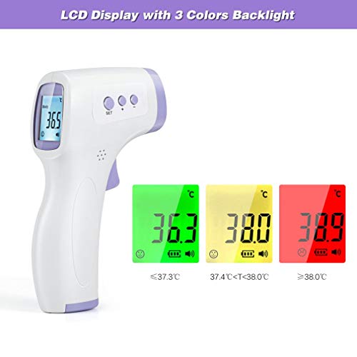 Termometro Infrarrojos ℃ y ℉ Conmutable Termometro Sin Contacto medico termometro para Niños, Adultos[Entrega rápida por Cimatm] Termometro Infrarrojos Sin Contacto