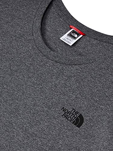 The North Face T92TX5 Camiseta De Manga Corta Simple Dome, Hombre, Multicolor (Tnfmdgyhtr (Std)), L