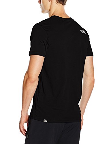 The North Face T92TX5 Camiseta De Manga Corta Simple Dome, Hombre, Negro (TNF Black), S