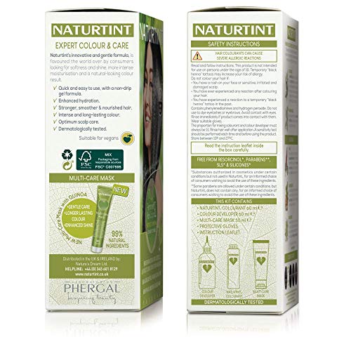 Tinte para el cabello Naturtint, 5G Light Golden Chestnut