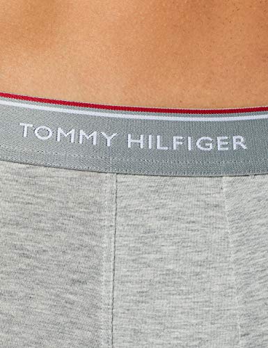 Tommy Hilfiger 3p Lr Trunk Sujetador, Negro (Black/White/Grey Heather), Medium (Pack de 3) para Hombre