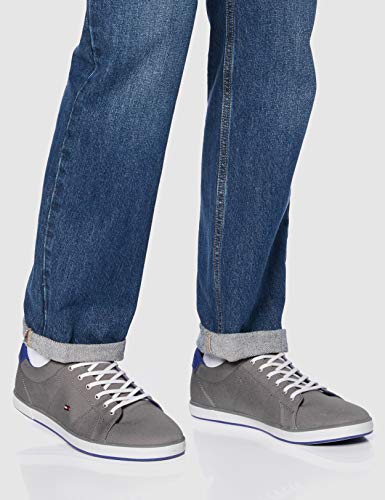 Tommy Hilfiger H2285ARLOW 1D, Zapatillas para Hombre, Gris (Steel Grey), 44 EU