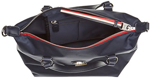 Tommy Hilfiger Poppy Small Tote, Bolso totes para Mujer, Azul (Tommy Navy), 23x15x22 cm (W x H x L)