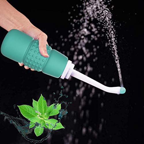 TONELIFE Peri Botella para el cuidado relajante posparto y recuperación perineal, después del nacimiento, tratamiento de hemorroides, bidé portátil de 350 ml/12 oz Portable Bidet-Peri Bottle