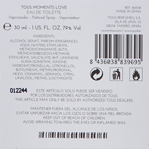 Tous Love Moments Agua de Colonia - 30 ml