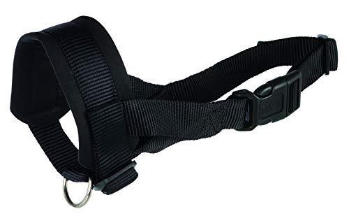 TRIXIE Bozal Lazo Nylon, Entrenamiento, L, 18-30 cm, Negro, Perro