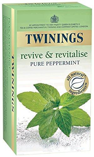 Twinings Infusion Tea Bags Individually-wrapped Peppermint Ref A00810 [Pack 20]