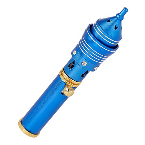 UltraByEasyPeasyStore Espiral Azul Quemador De Incienso Portátil Varitas o Conos Vaporizador Difusor Chorro Bakhoor Oud Bajhur Oudh Flama en Chorro Quemador