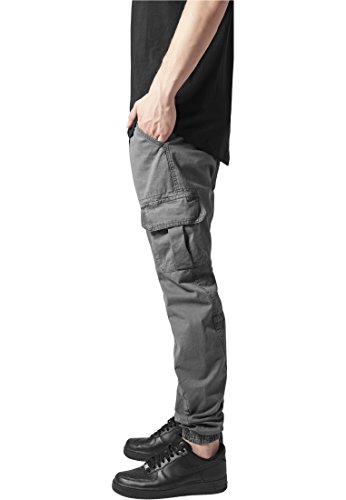 Urban Classics Cargo Jogging Pants, Pantalones para Hombre, Gris (darkgrey 94), L