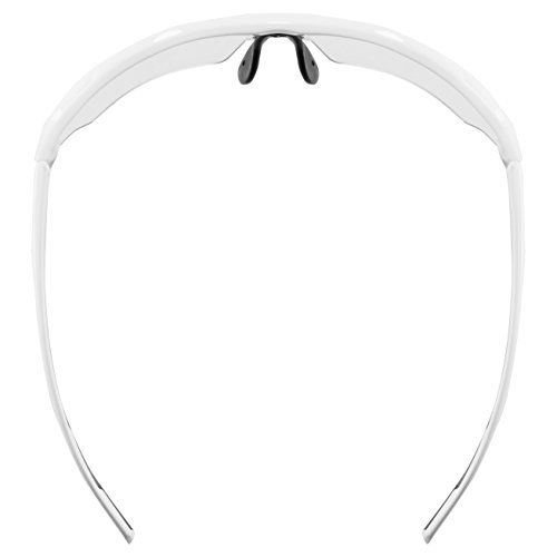 Uvex Sportstyle 802 Vario Gafas de Ciclismo, Unisex Adulto, Blanco/Negro, Talla Única