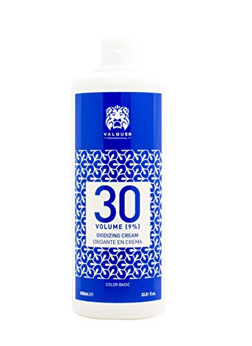 Valquer Profesional Oxigenada Estabilizada en Crema, 30 Volumenes (9%) 1000 ml