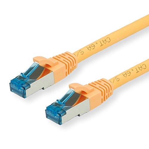 Value 2m S/FTP Cat.6a - Cable de Red (2 m, Cat6a, S/FTP (S-STP), RJ-45, RJ-45, Amarillo)