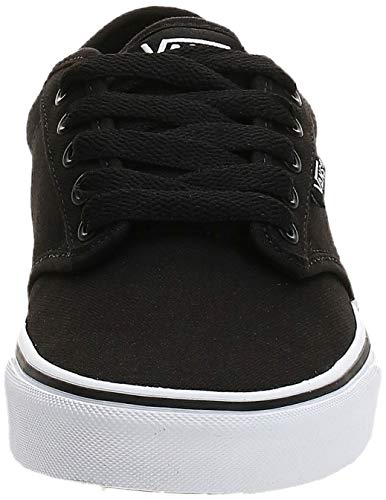 Vans Atwood, Zapatillas para Hombre, Negro (Black/White Canvas 187), 43 EU