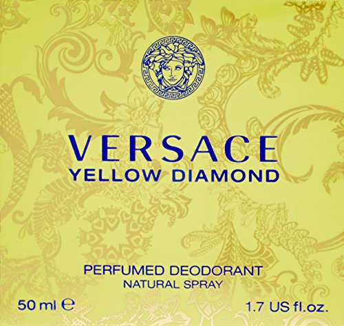 Versace Yellow Diamond, Desodorante Perfumado, Spray Natural, Mujer, 50 ml