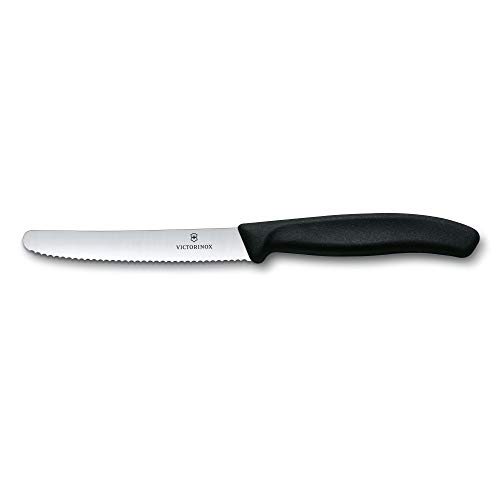 Victorinox Cuchillo, Acero Inoxidable, Negro, Medium