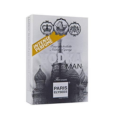 VODKA Man Perfume para hombre Eau de Toilette pour homme Paris Elysees 100 ml Aromático