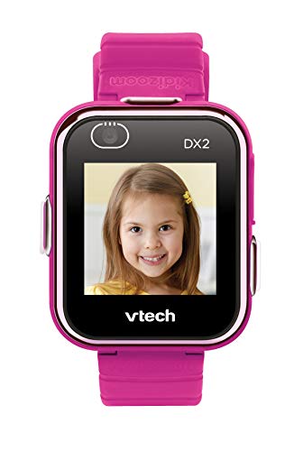 Vtech 80-193847 Kidizoom Smart Watch DX2 - Reloj inteligente para niños con doble cámara, color Frambuesa