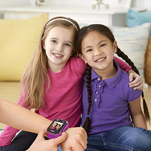 Vtech 80-193847 Kidizoom Smart Watch DX2 - Reloj inteligente para niños con doble cámara, color Frambuesa