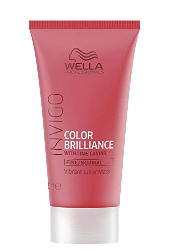 Wella INVIGO Color Brilliance Mask Fine mascarilla para el pelo Unisex 30 ml - Mascarillas para el cabello (Unisex, 30 ml, 1 pieza(s))