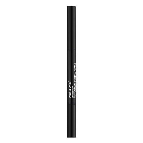 Wet n Wild Ultimate Ash Brow Retractable - Lápiz para cejas, Retráctil, Punta Triangular, Textura Suave, Color Ash Brown - 1 unidad (ceniza marrón) (E626A)