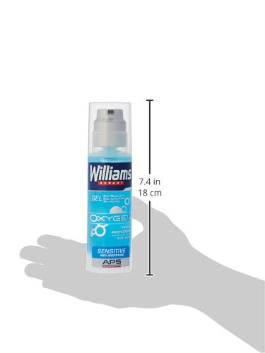 Williams Oxygen - Gel de afeitar para piel sensible, 150 ml