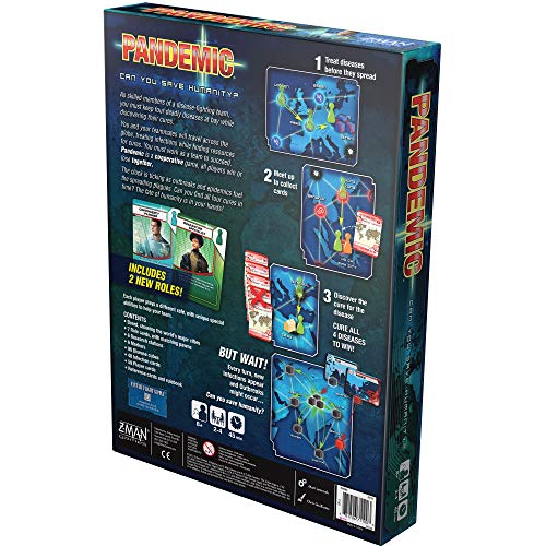 Z-Man Games Pandemic ZMG 71100, Juego de mesa de estrategia