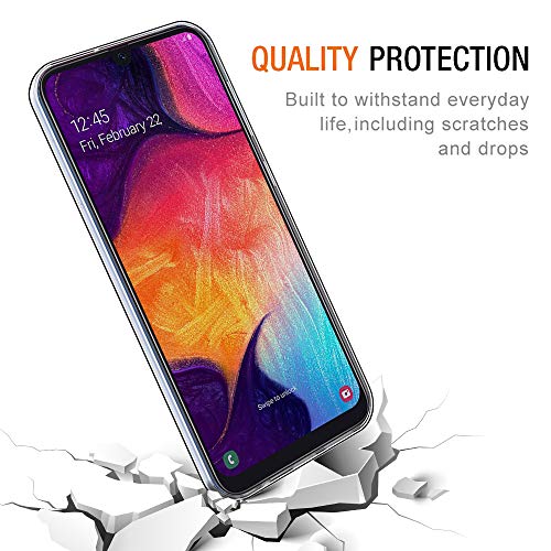 ZhuoFan Funda Samsung Galaxy A50 / A30s, Cárcasa Silicona Transparente con Dibujos Diseño Suave TPU Gel Antigolpes de Protector Piel Case Cover Bumper Fundas para Samsung A50 / A30s, Girl Boss