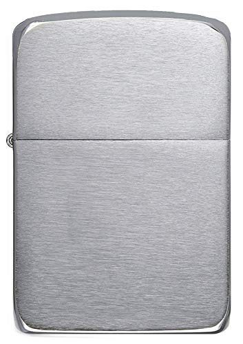 Zippo 1941 Replica Mechero, Metal, Brushed Chrome, 3,5x1x5,5 cm