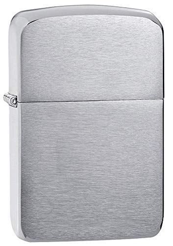 Zippo 1941 Replica Mechero, Metal, Brushed Chrome, 3,5x1x5,5 cm