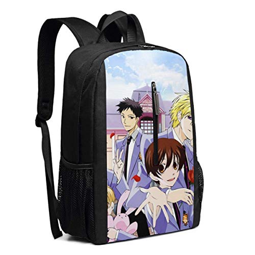 ZYWL Mochila de Viaje de 17 Pulgadas de Ouran High School Host Club