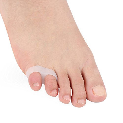 4 x Premium separador pequeñas ZEH Hallux Valgus corrector para tratar Soporte Dolor suave y cómodo de silicona Soft Gel