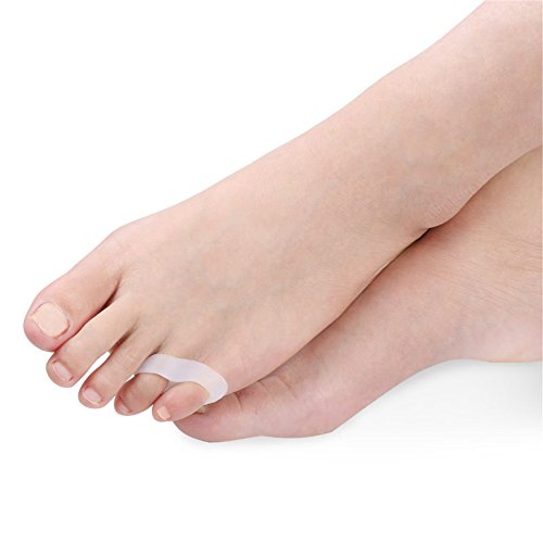 4 x Premium separador pequeñas ZEH Hallux Valgus corrector para tratar Soporte Dolor suave y cómodo de silicona Soft Gel