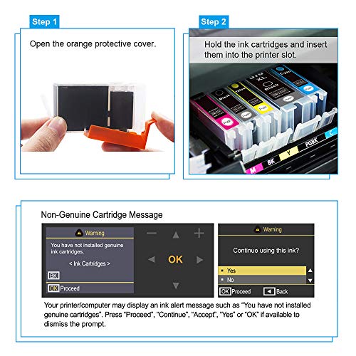 6 LxTek Cartucho de Tinta Compatible para Canon PGI-570 CLI-571 XL 570XL 571XL para Canon PIXMA TS5050 MG5750 TS6051 MG6850 TS6050 MG5700 MG5751 MG5752 MG6800 MG6851 MG6852 TS5051 TS5055