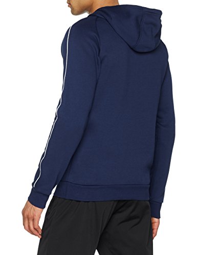 adidas CORE18 Hoody Sudadera con Capucha, Hombre, Azul (Azul/Blanco), L