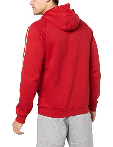 Adidas CORE18 Hoody Sudadera con Capucha, Hombre, Rojo (Rojo/Blanco), XL